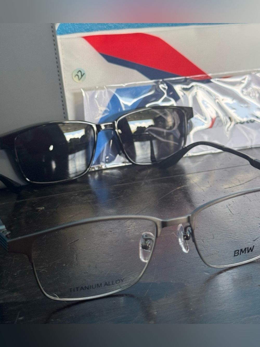 BMW Motorsport  2-in-1 Magnetic Sunglasses